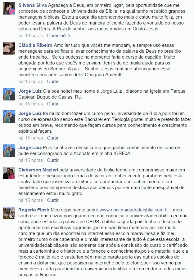 Depoimento Facebook 9
